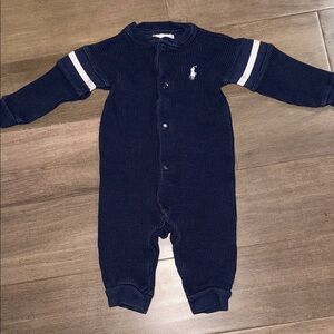 Ralph Lauren Baby Waffle Knit Onsie SZ 6 months